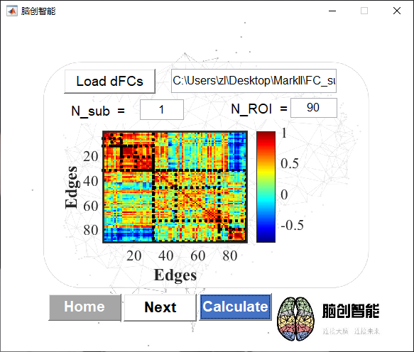 大脑网络动力学数字化分析软件系统